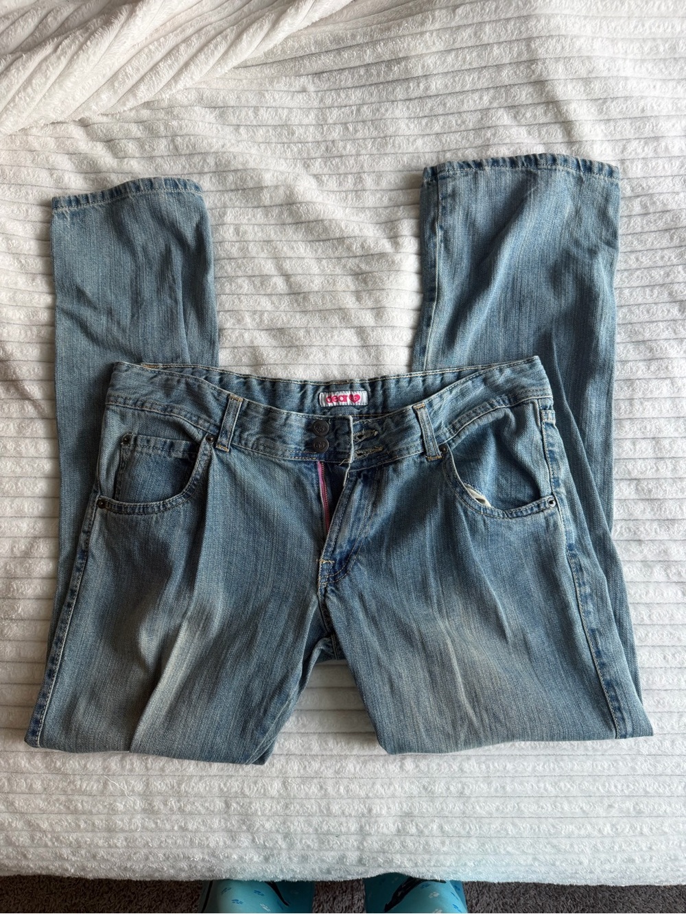 Women’s Light Blue Boot Cut Denim Jeans by